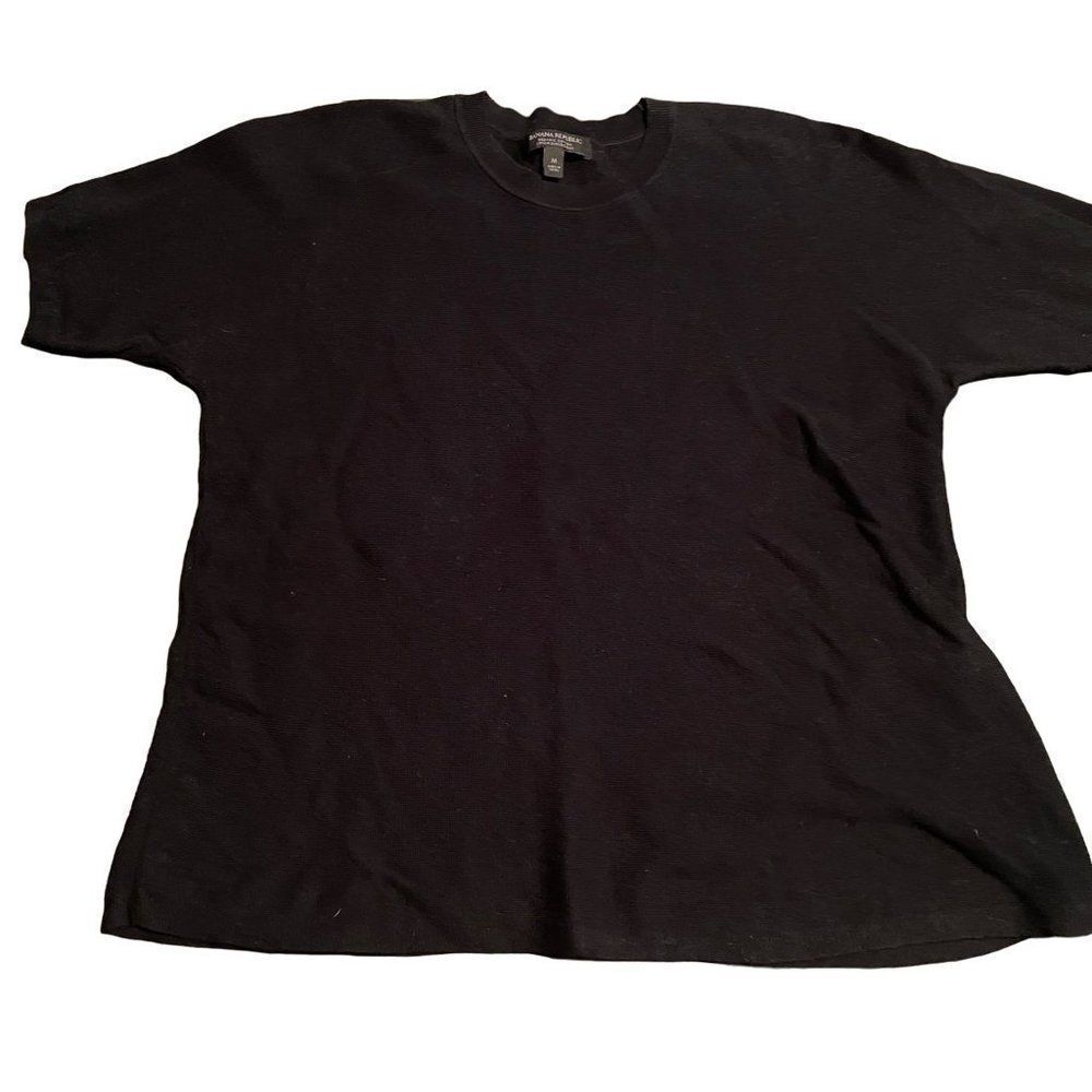 Banana Republic Knit T-Shirt *Black* Medium